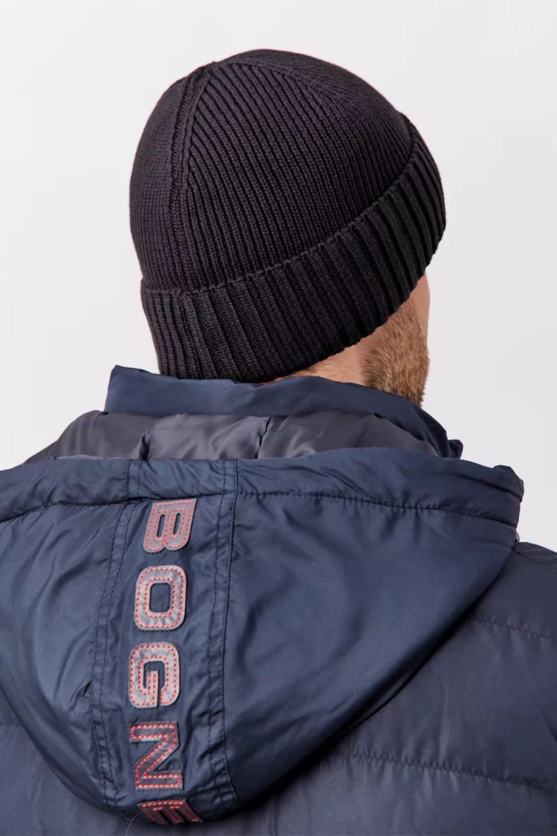 Bogner Шапка на флисе ribbed - Black 