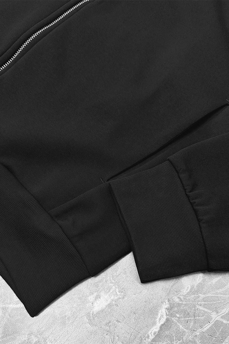 Emporio Armani EA7 Чёрная кофта на молнии 