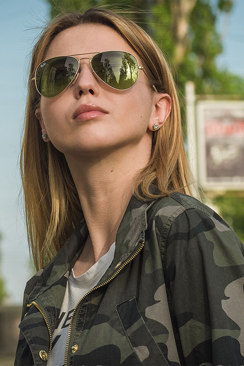 Ray Ban Солнцезащитные очки Aviator Large Metal