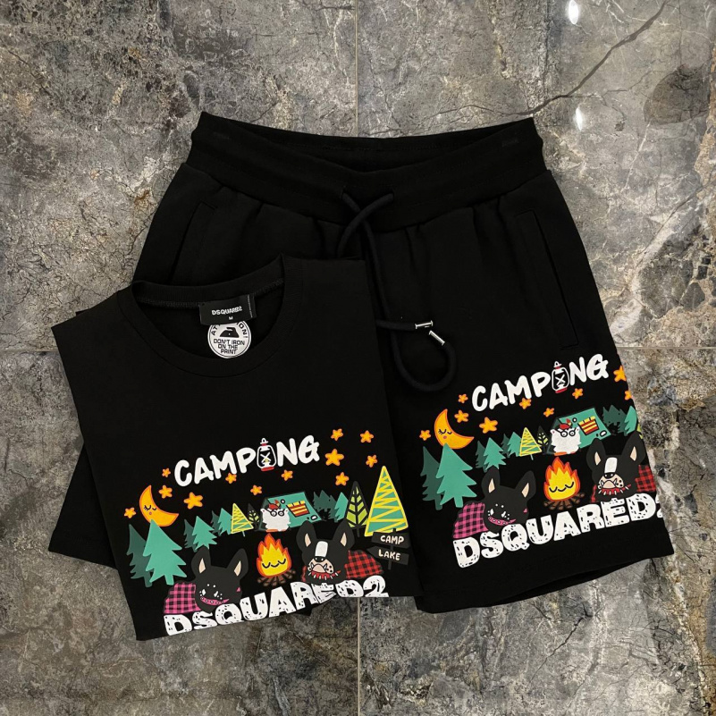 Dsquared2 Мужская футболка "Camping" - Black