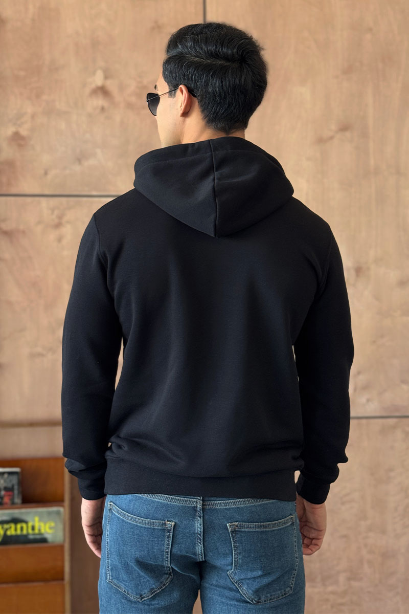 Burberry Чёрное мужское худи logo-print