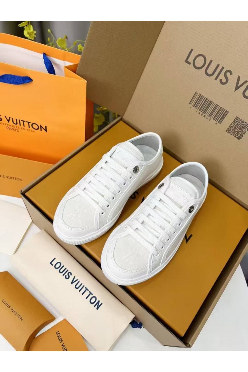 Lоuis Vuittоn Женские комбинированные кеды Premium - White