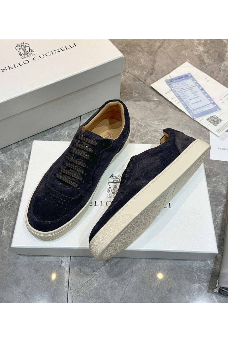 Designer Мужские замшевые кроссовки - Black Currant