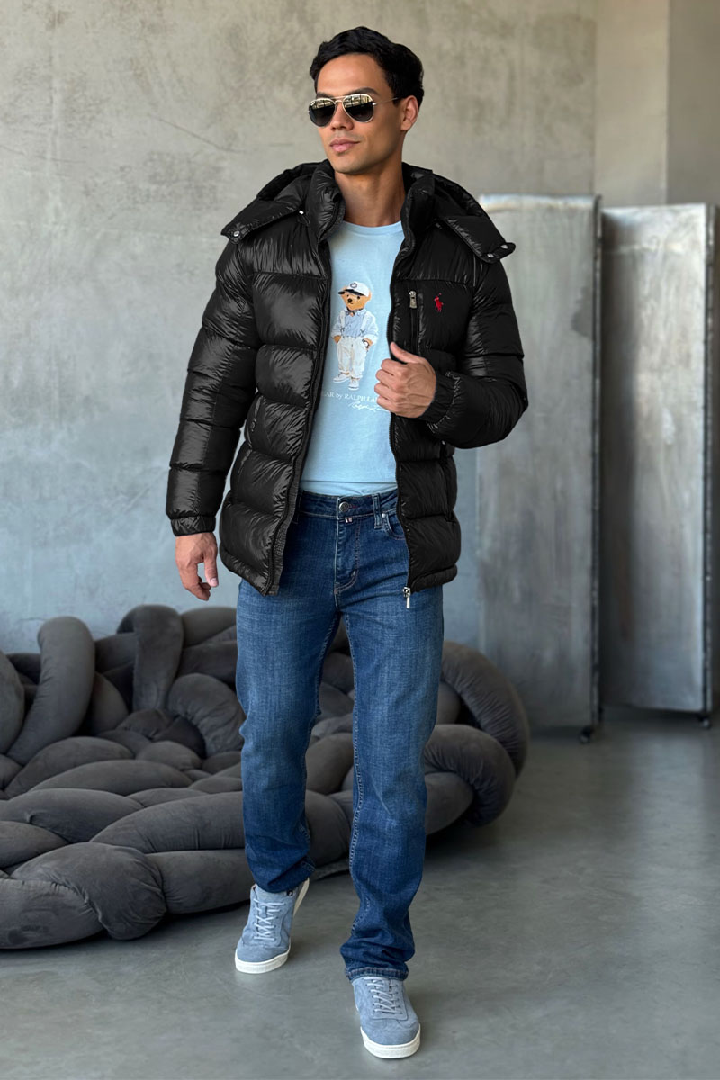 Polo Ralph Lauren Куртка чёрного цвета pony-embroidered
