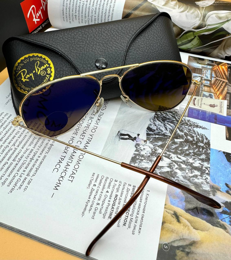 Ray Ban Солнцезащитные очки Aviator Large Metal