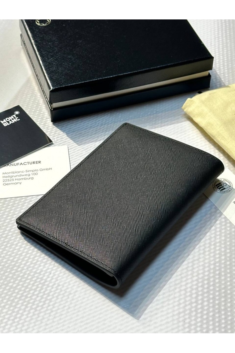 Montblanc Кожаная обложка для паспорта Premium 14x10 см