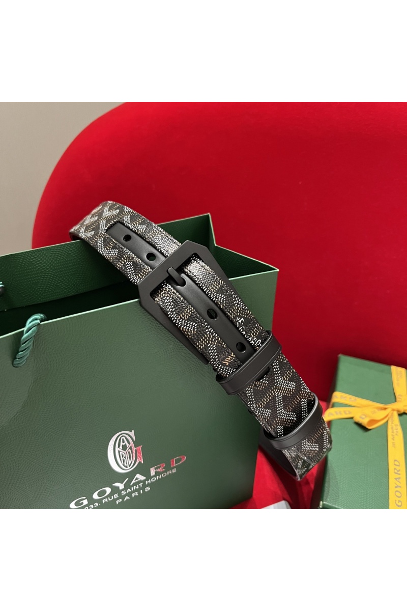 Designer Clothing Кожаный ремень Goyard Florida Goyardine premium