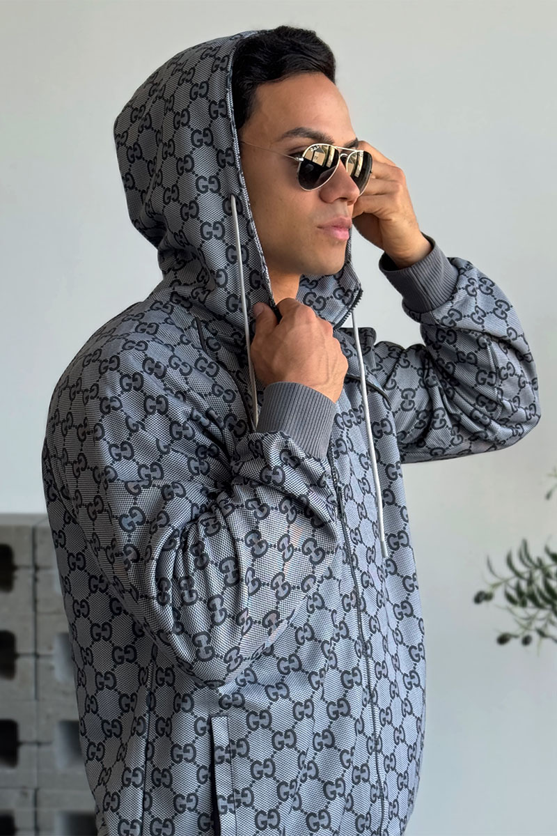 Gucci Кофта на молнии GG Monogram