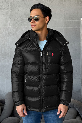 Куртка чёрного цвета pony-embroidered