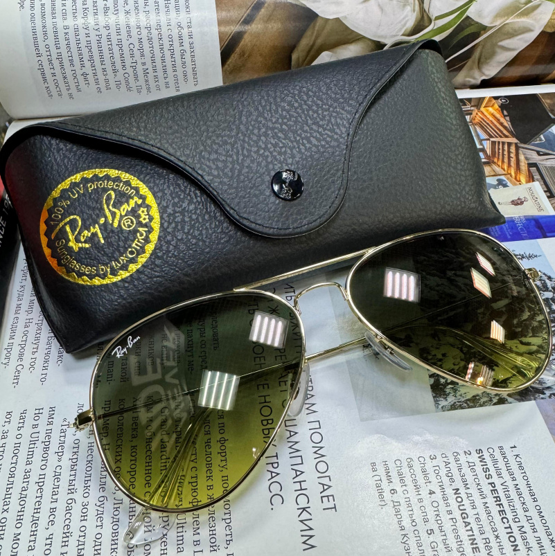 Ray Ban Солнцезащитные очки Aviator Large Metal