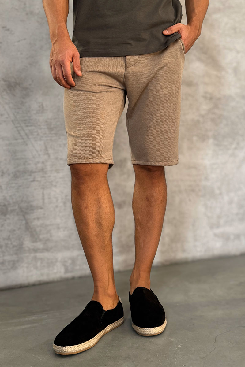 Loro Piana Мужские шорты бежевого цвета 