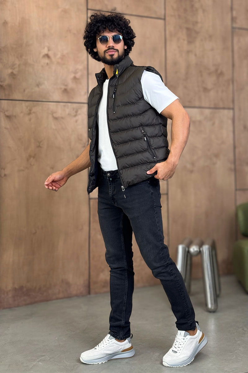 Designer Clothing Жилет цвета хаки Parajumpers