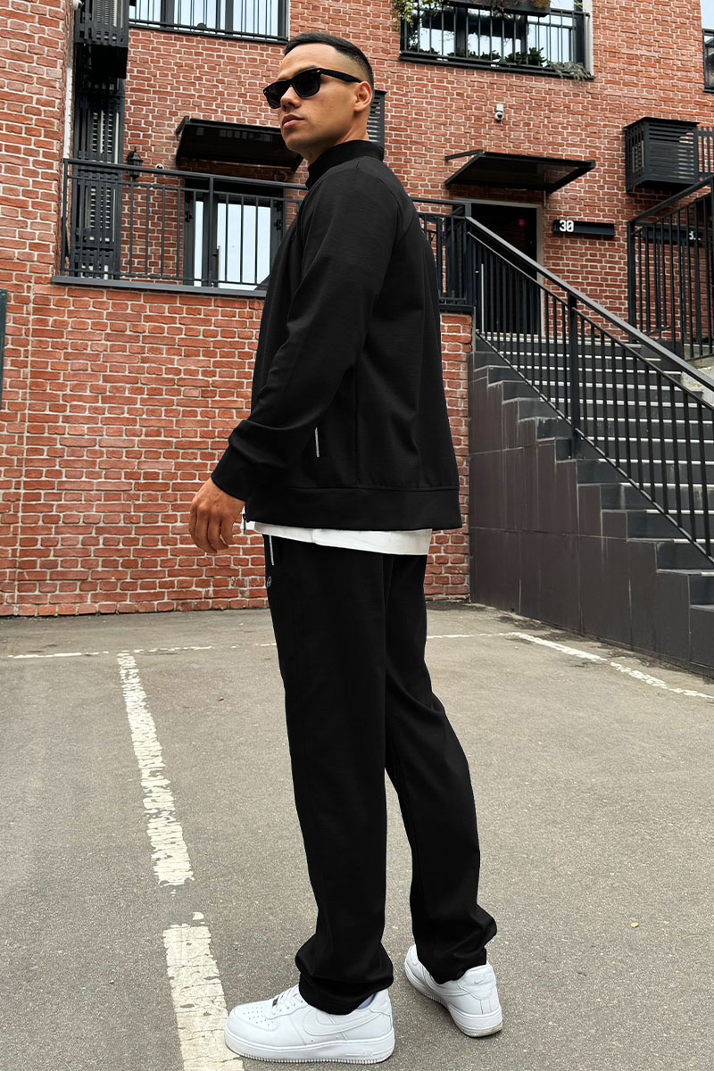 Brioni Чёрный спортивный костюм B-еmbroidery 