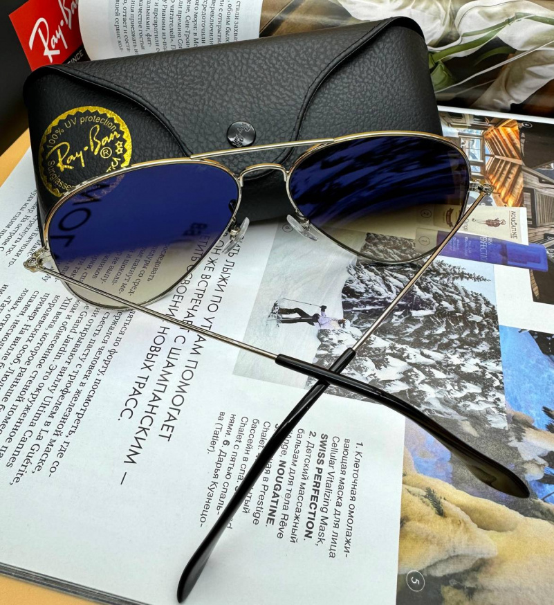 Ray Ban Солнцезащитные очки Aviator Large Metal