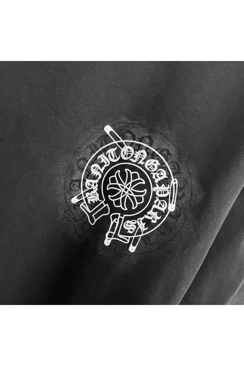 Chrome Hearts Чёрная оверсайз футболка Premium
