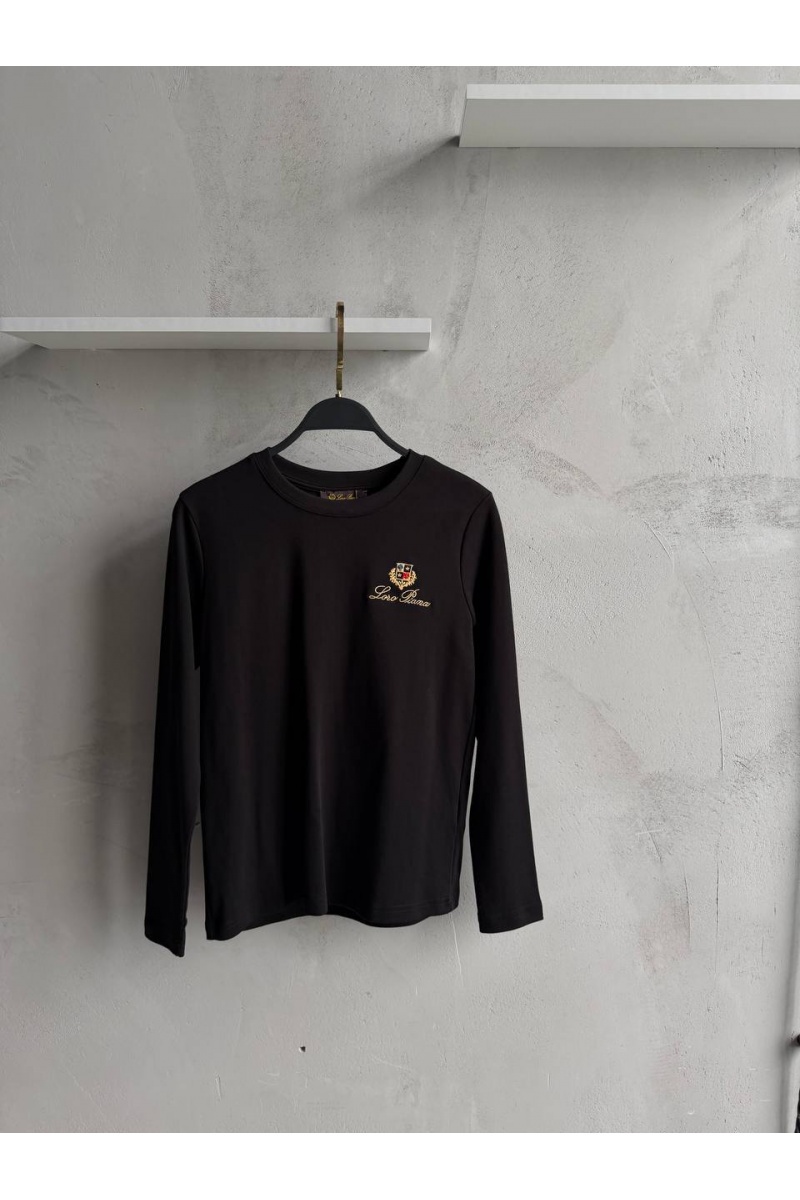 Loro Piana Чёрный женский лонгслив premium
