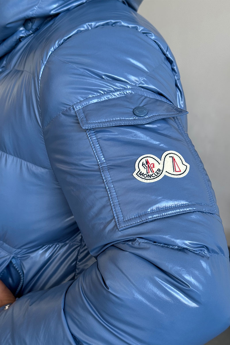 Moncler Мужской пуховик Maya 70 - Blue 