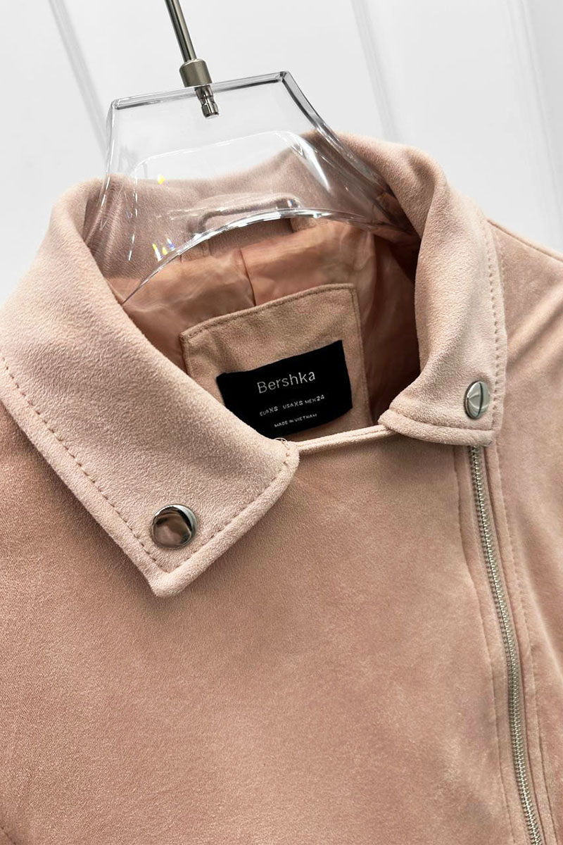 Designer Clothing Женская куртка Bershka персикового цвета