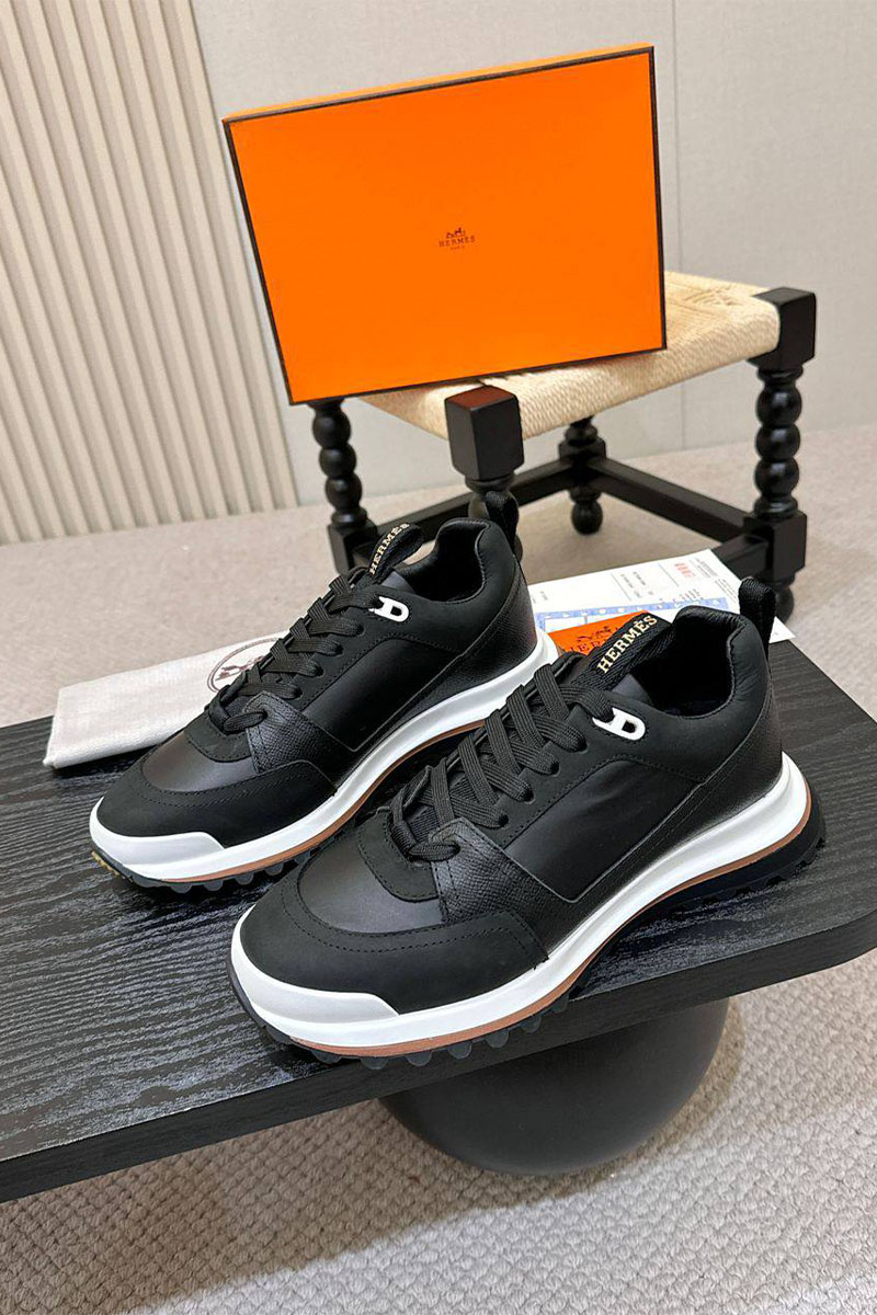 Hermes Мужские кроссовки Leader - Black