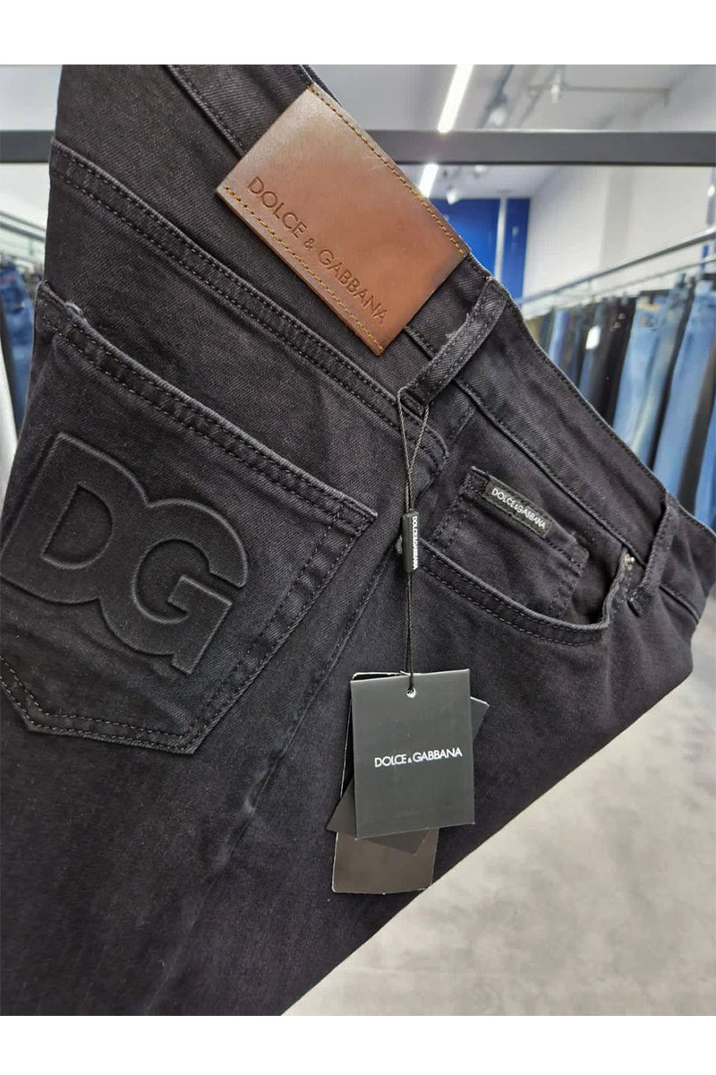 Dоlсе & Gаbbаnа Чёрные джинсы embossed logo