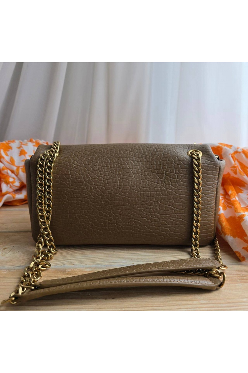 Yves Saint Laurent Кожаная сумка Calypso 27x13 см