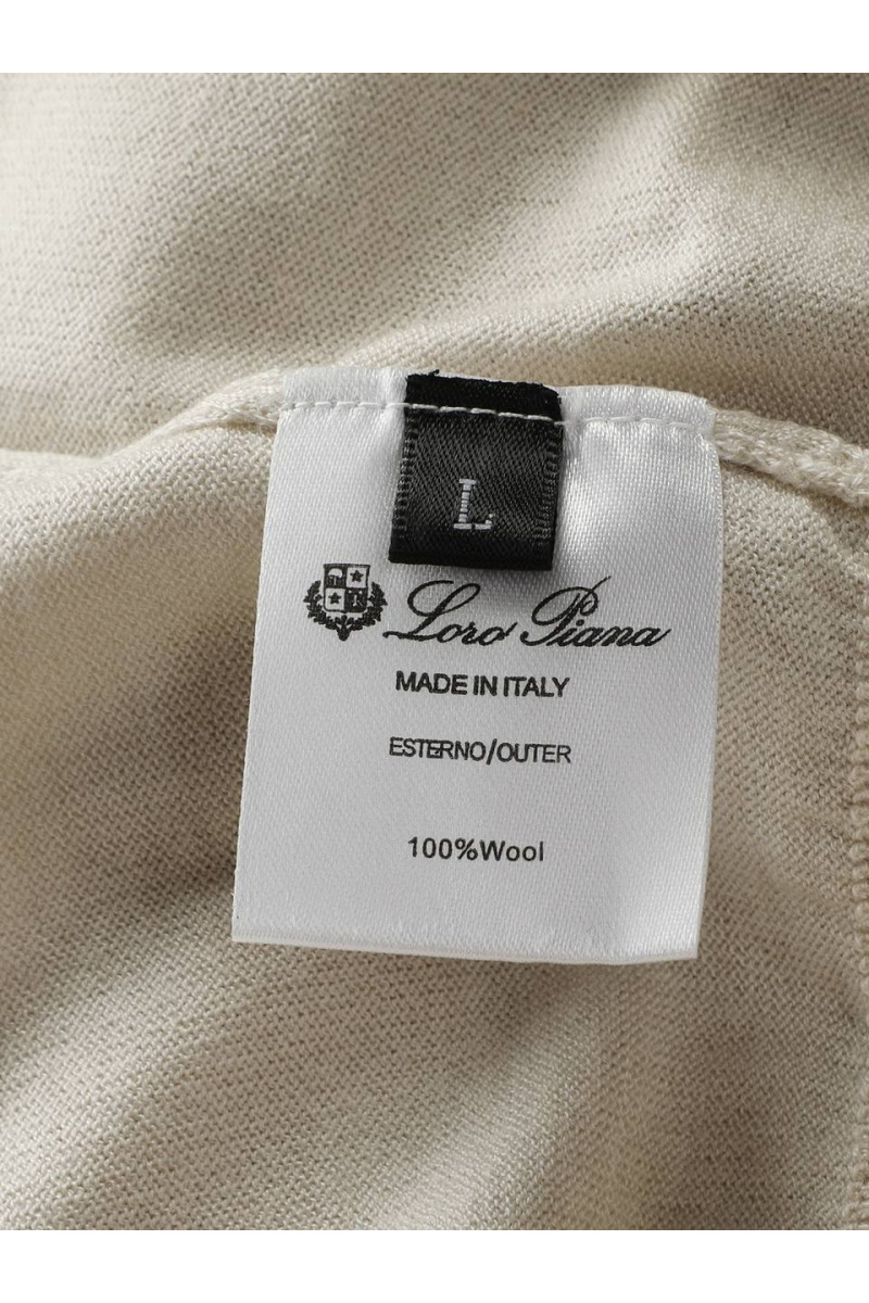 Loro Piana Поло с длинным рукавом premium - Beige