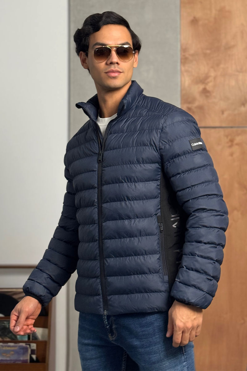 Calvin Klein Мужская куртка side-logo - Navy