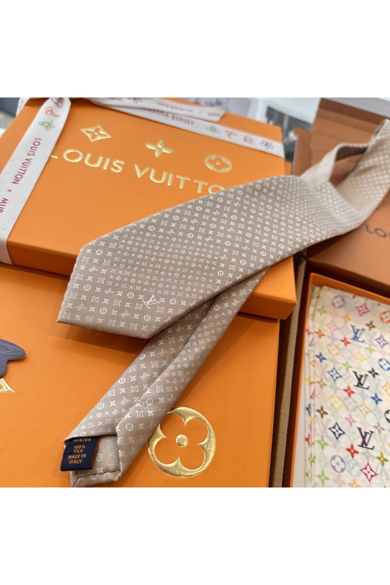 Lоuis Vuittоn Галстук Monogram premium - Beige