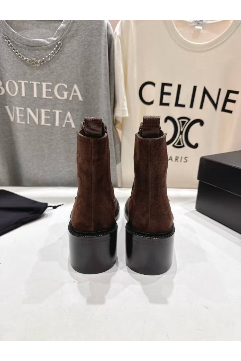 Yves Saint Laurent Женские замшевые сапоги premium