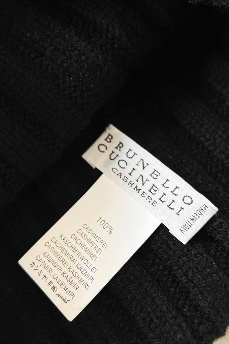 Designer Кашемировый шарф Premium - Black 