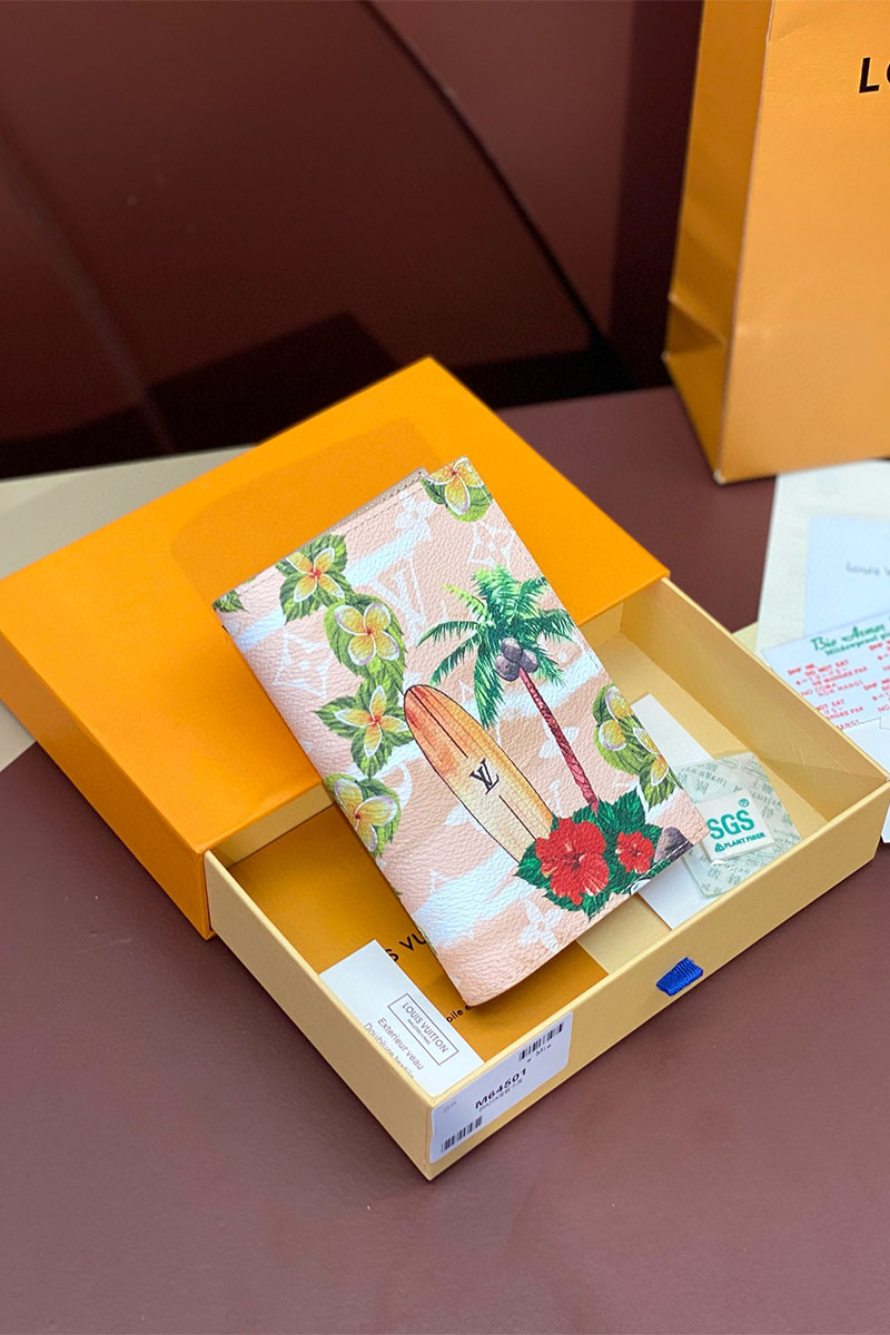 Lоuis Vuittоn Кожаная обложка для паспорта Premium 10x14x2.5 см