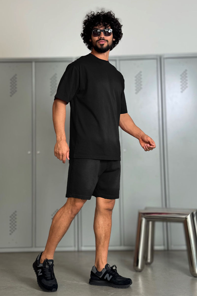 Designer Clothing Мужские чёрные шорты 