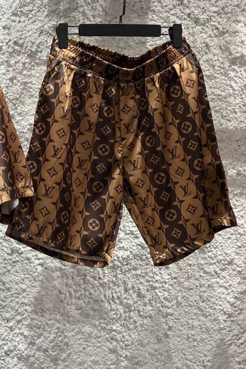 Lоuis Vuittоn Брендовые мужские шорты Monogram all-over - Brown