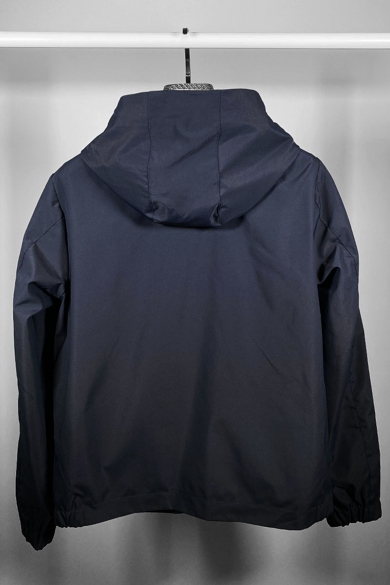Moncler Мужская куртка тёмно-синего цвета