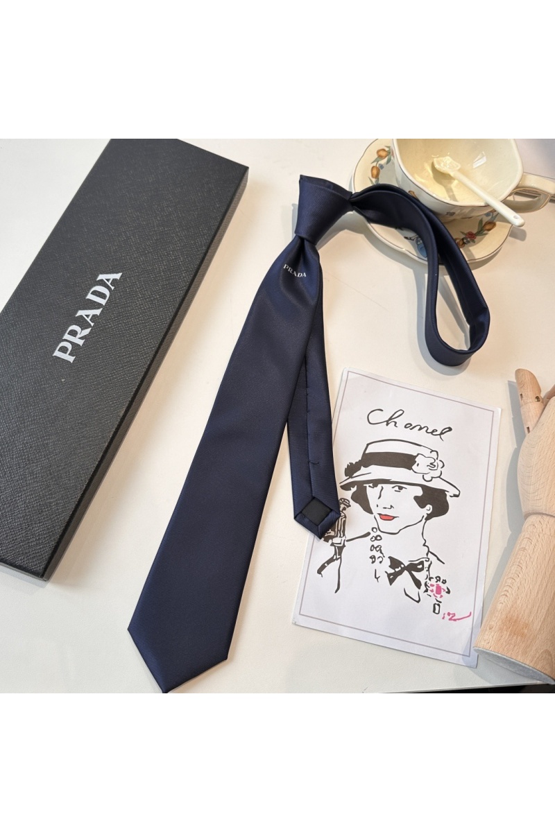 Prada Галстук premium 150x7 см - Navy