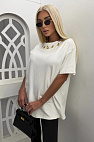 Женская базовая футболка premium - White