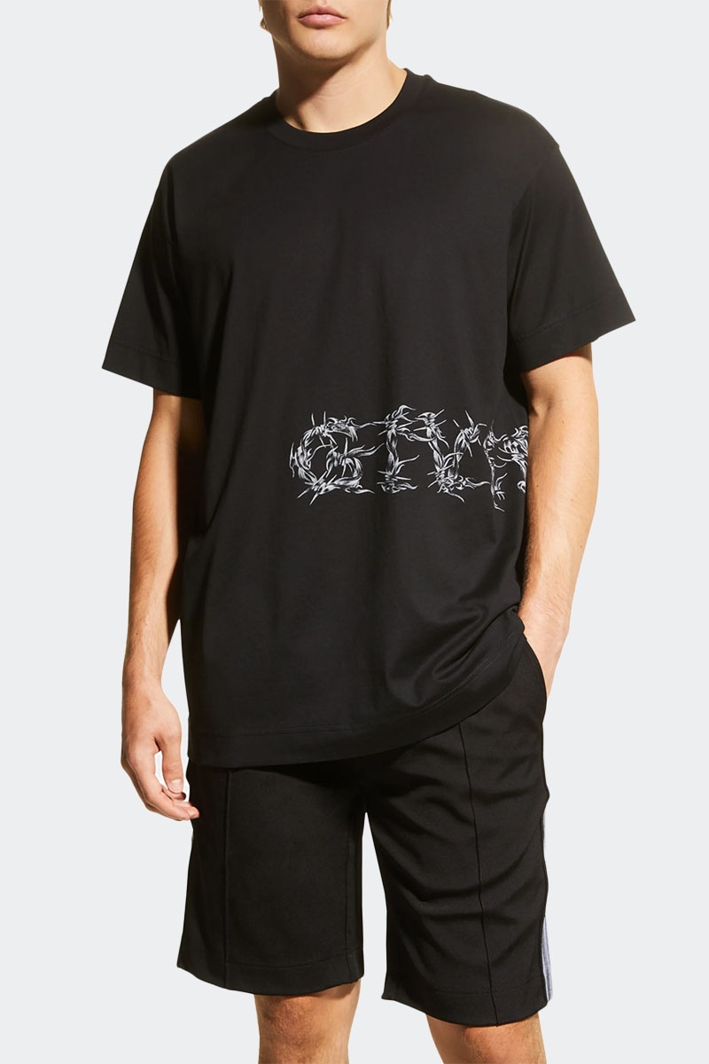 Givenchy Мужская футболка Barbed Wire - Black