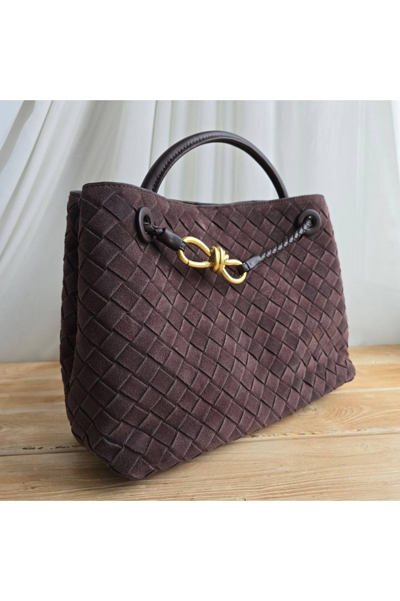 Bottega Veneta Замшевая сумка 30x23 см