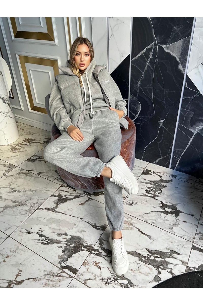 MIU MIU Женский серый костюм тройка 