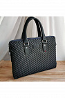 Кожаная сумка GG Supreme briefcase 38х28 см