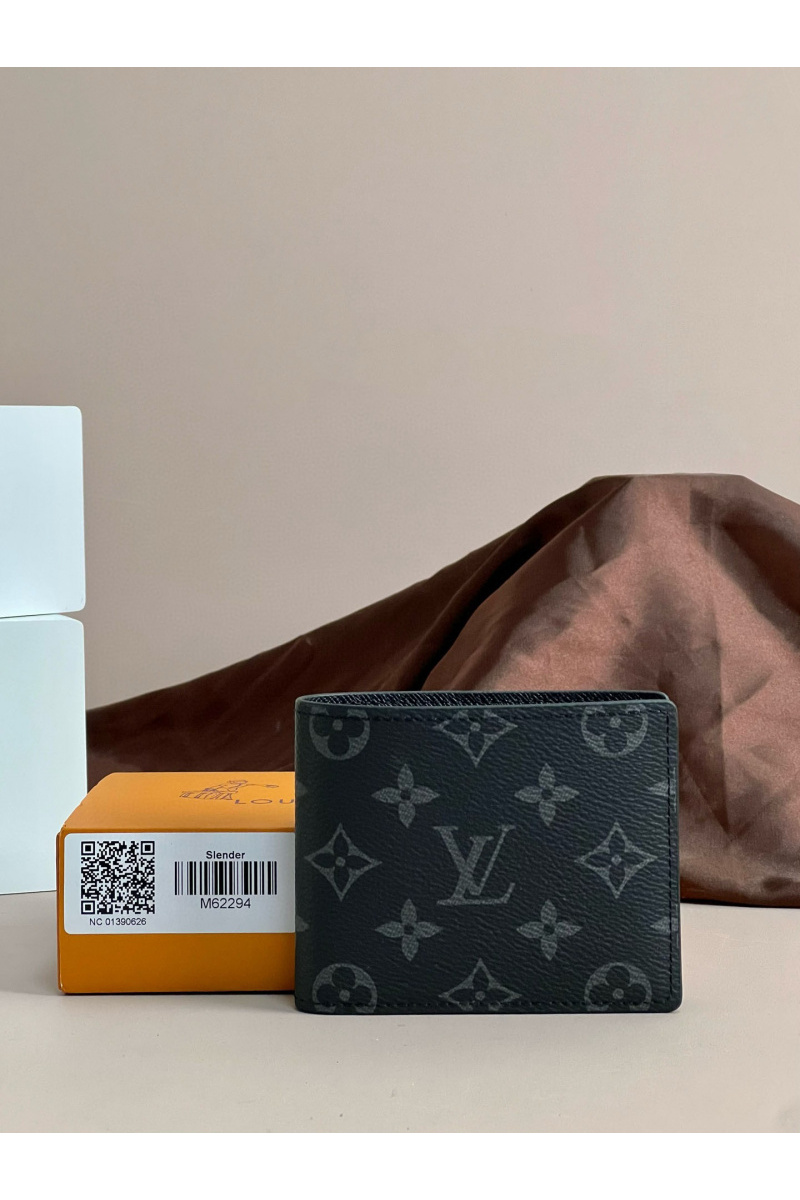 Lоuis Vuittоn Кожаный кошелёк Slender Premium 11x8.5x1 см