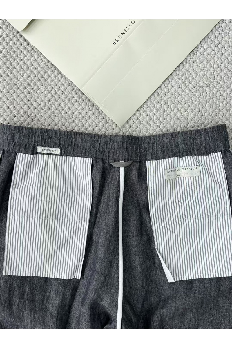 Designer Льняные брюки Premium - Grey