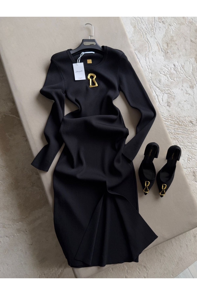 Schiaparelli Женское чёрное платье 