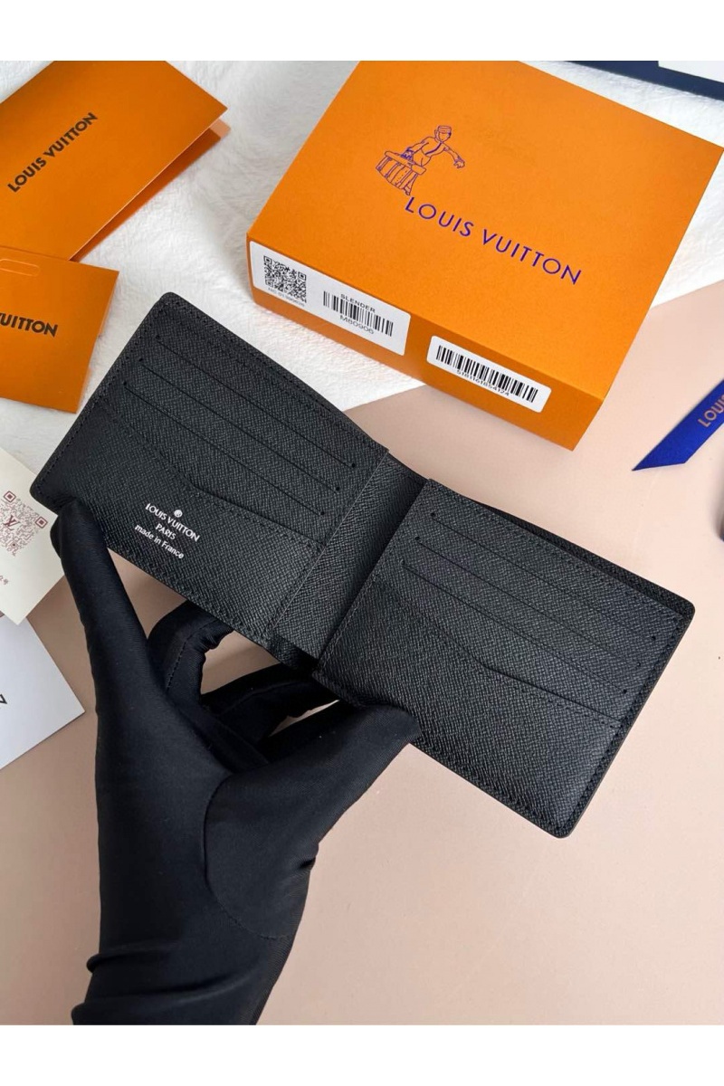 Lоuis Vuittоn Кожаный кошелёк Slender Premium 11x8.5x1 см