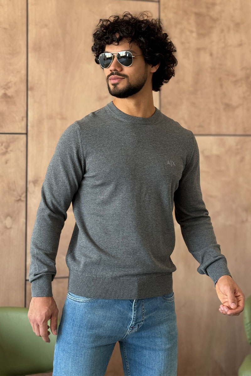 Emporio Armani EA7 Мужская серая кофта 