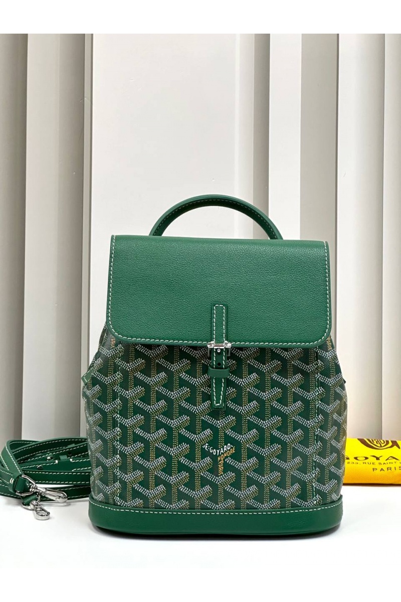 Designer Clothing Женский рюкзак Goyard Alpin Mini Premium 23x19x9.5 см - Green