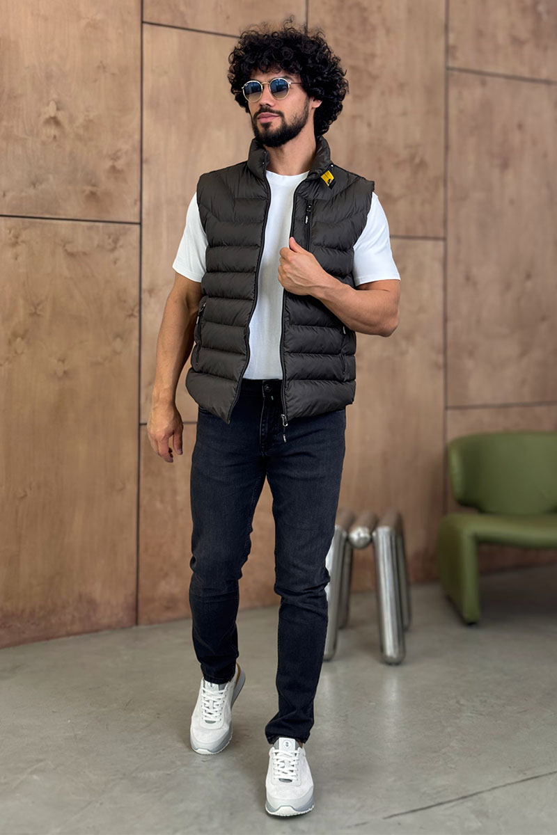 Designer Clothing Жилет цвета хаки Parajumpers