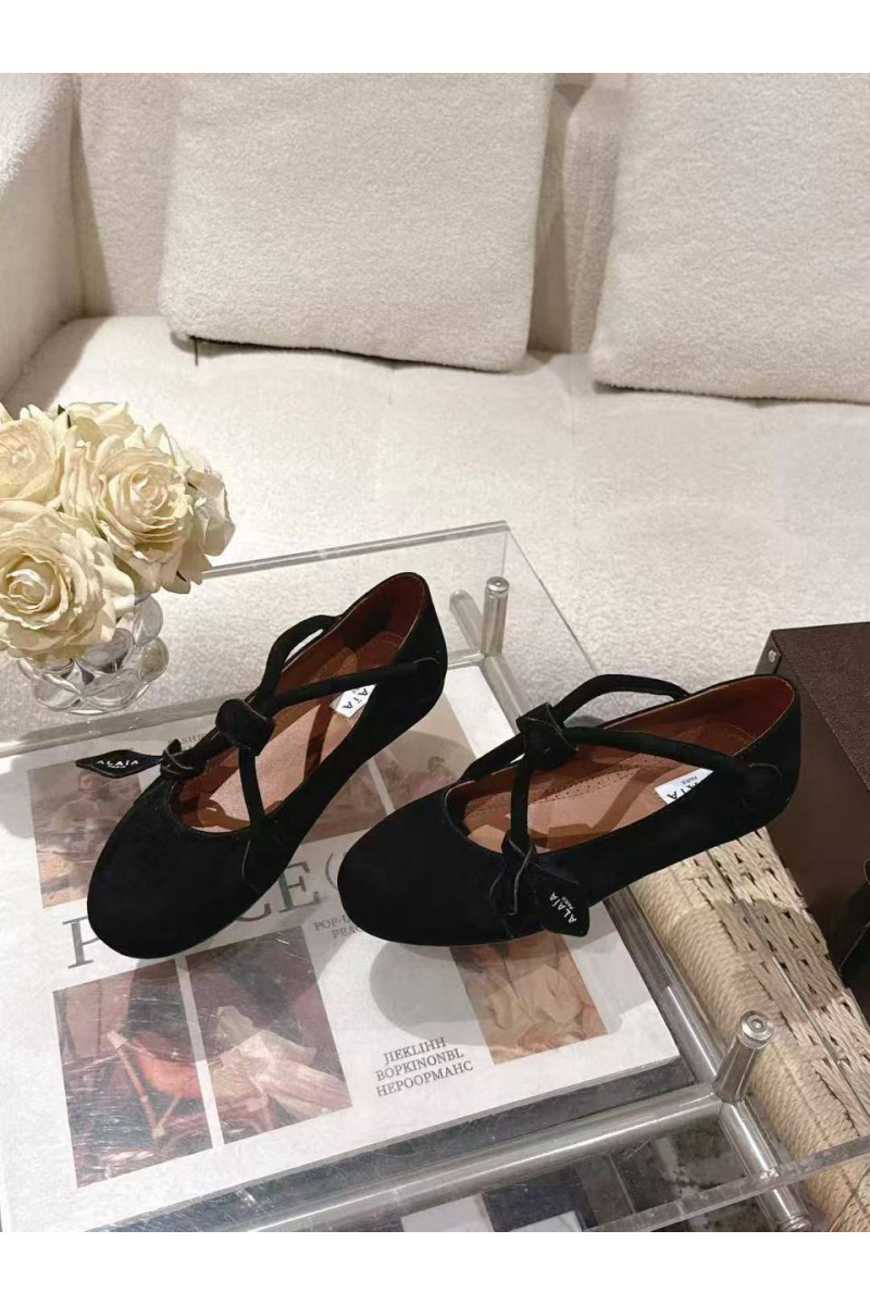 Designer Clothing Женские замшевые балетки Alaia