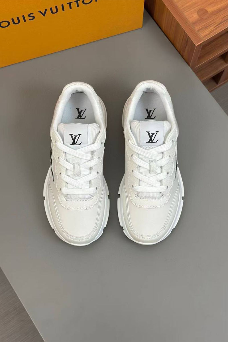 Lоuis Vuittоn Кожаные кроссовки Premium - White