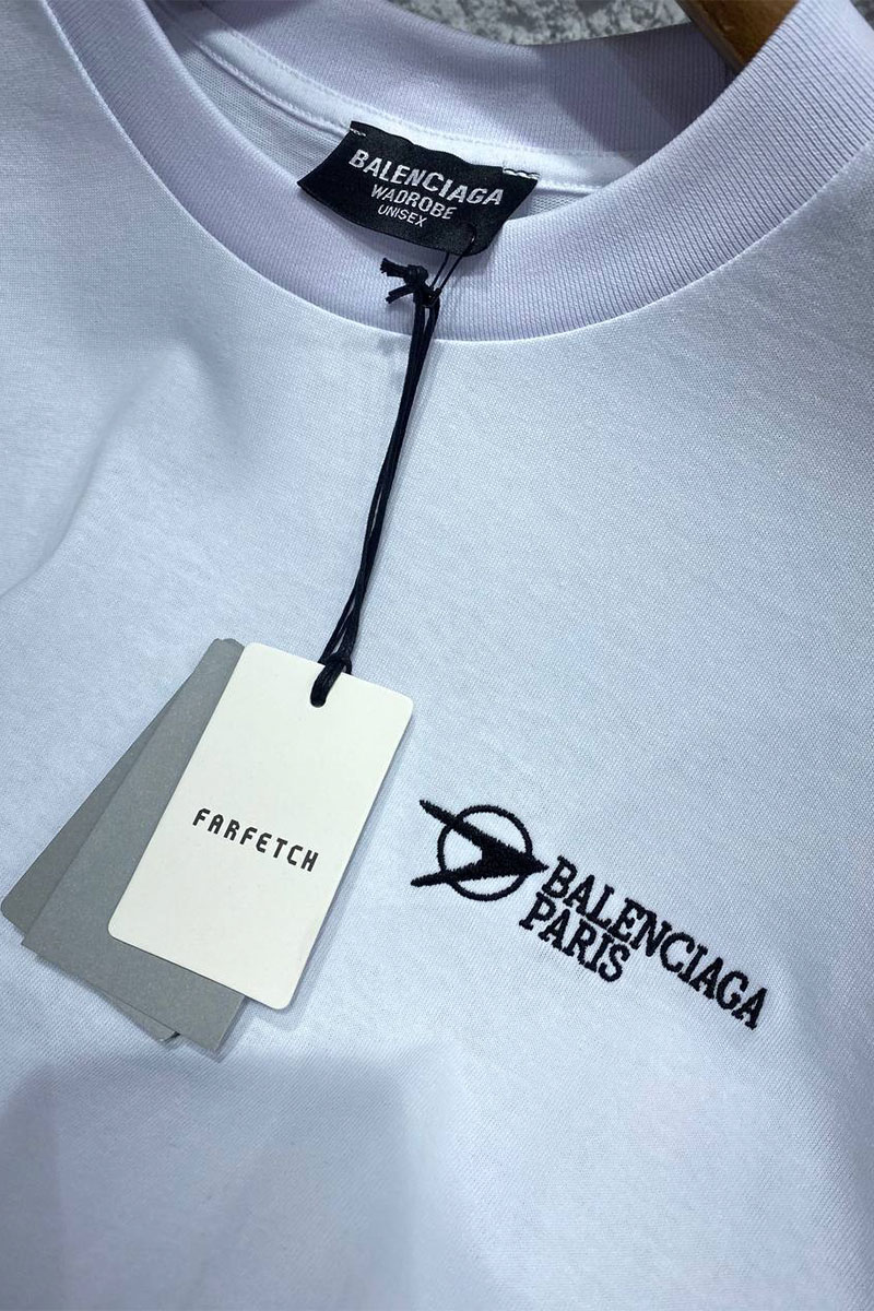 Balenciaga Оверсайз футболка Paris - Black